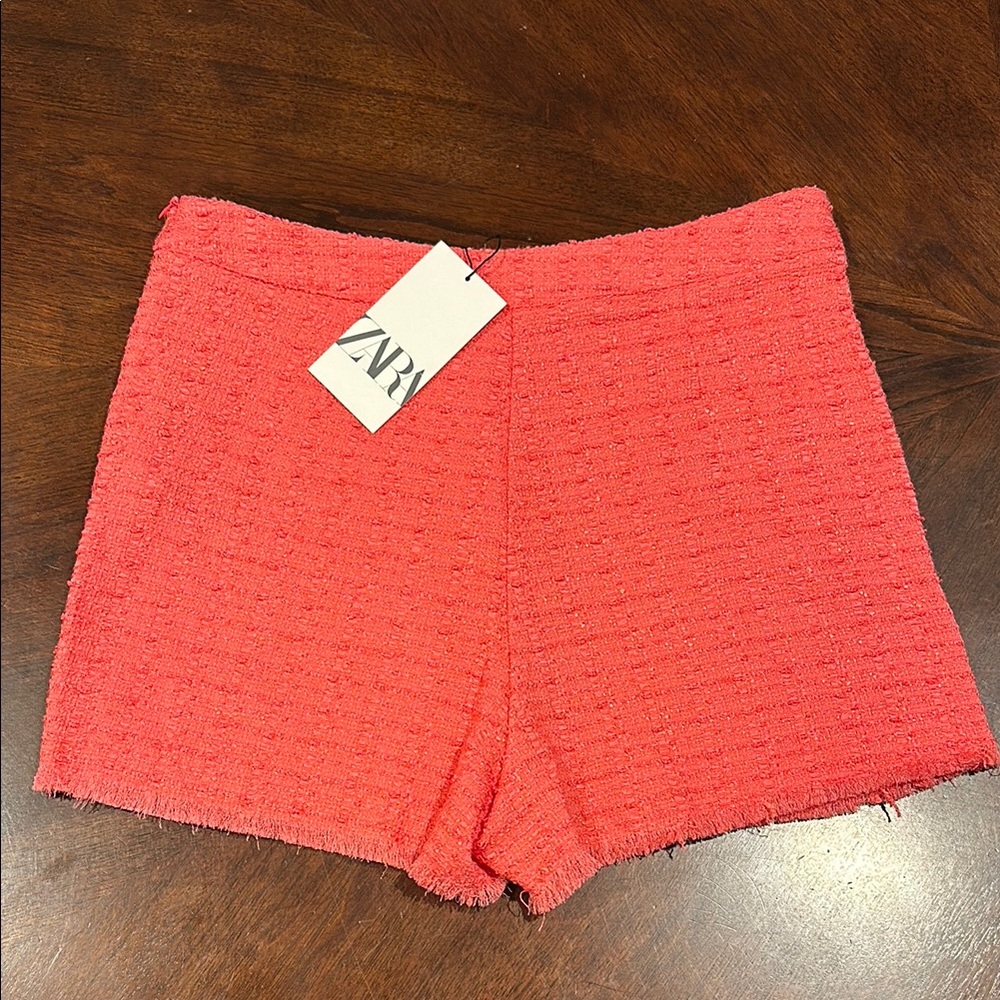 New Tags Attached Zara Women's Coral Skorts - Picture 3 of 6
